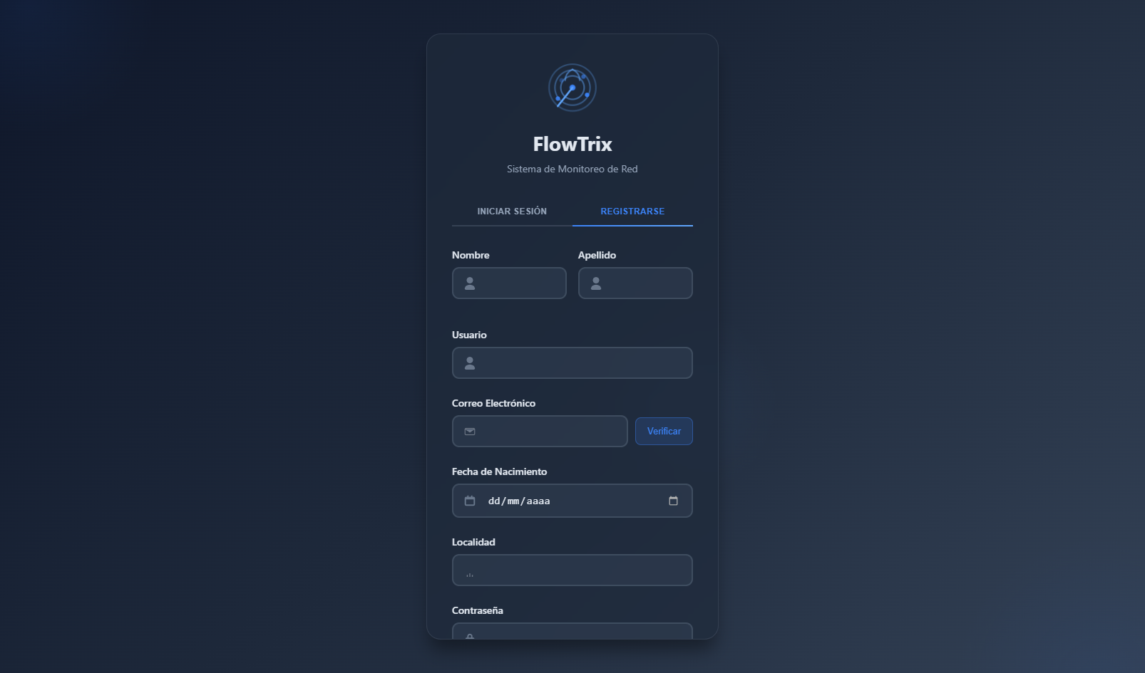 Formulario de registro